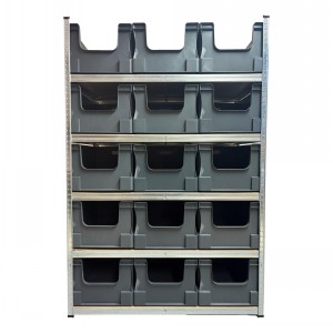 Boltless Shelving Kit with 15 x 55L Pick Bins